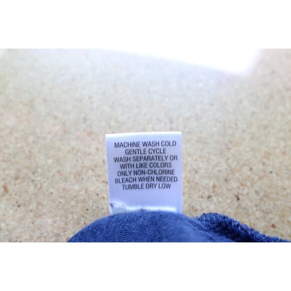 Breckenridge Large Waffle Quilted Jacket Shacket Navy Blue Full Zip Cotton Blend - Picture 5 of 6